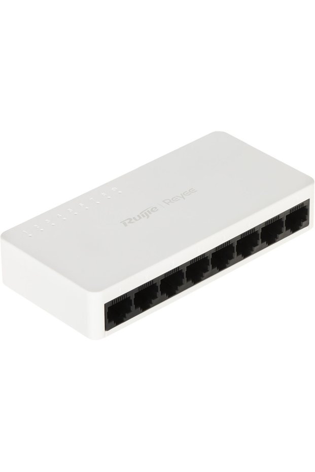 Ruijie reyee rg-es08f 8 port megabit switch plastic case