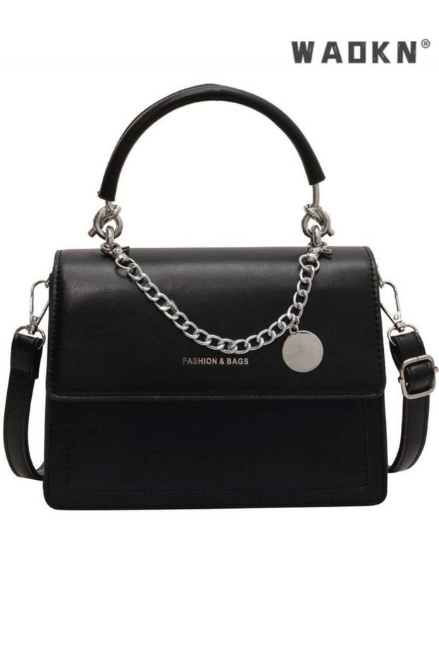 Women's Fashion Shoulder Bag, Leather Crossbody Bag for Women, Large Capacity, Black