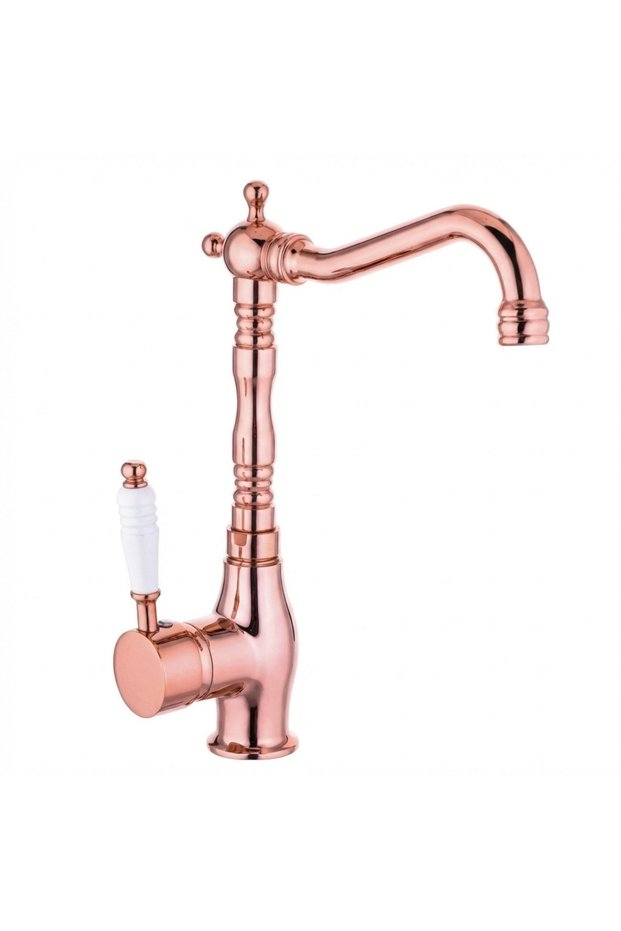 Reyhan Te Mix Washbasin & Kitchen Faucet Rose Gold/Inox