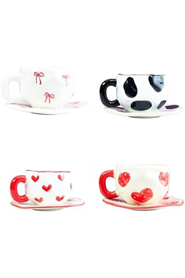 Efe Home & More Mixed Patterned Coffee Cup Bm-2326 1275470