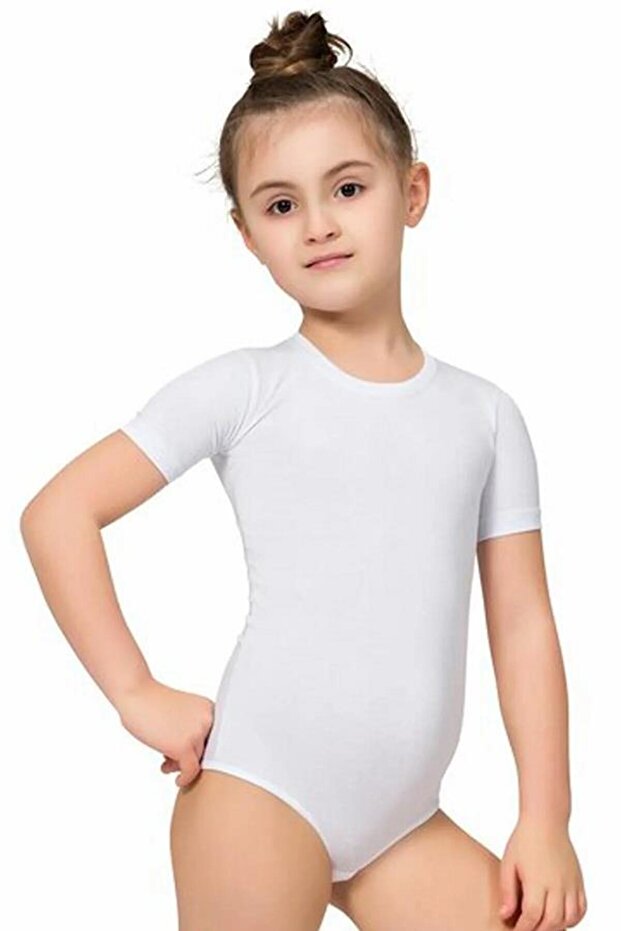 476 Half-Sleeved Girls' Jacket with Zipper