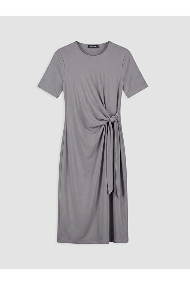 Rmz Gi̇yi̇m Farkiyla Drawstring Modal Blend Dress