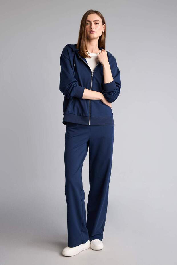 Straight Fit Basic Straight Trousers G5259Ax26Au - 2