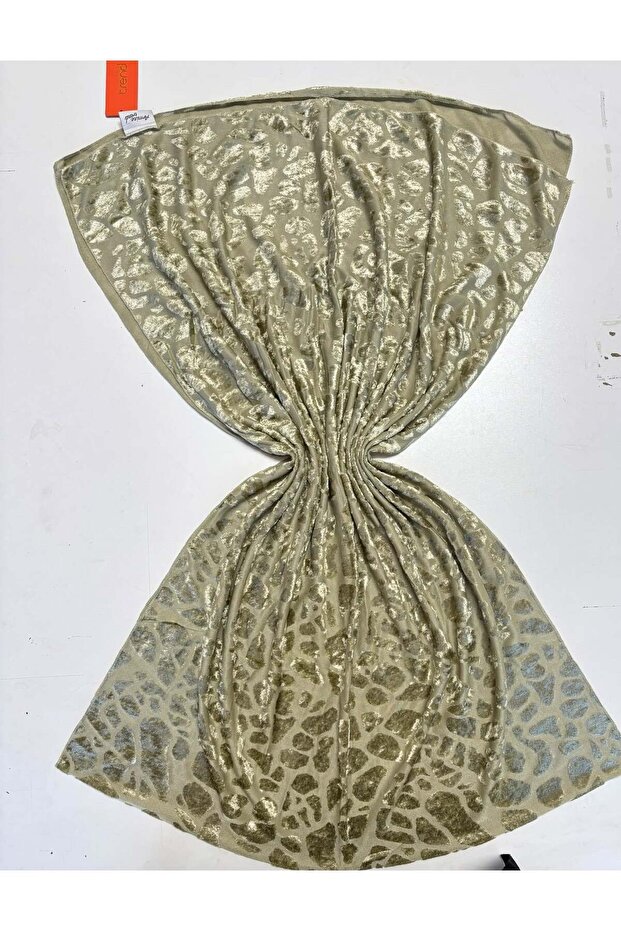 Trend Knitted Shawl 4 - 15 Mink-Yellow Cream