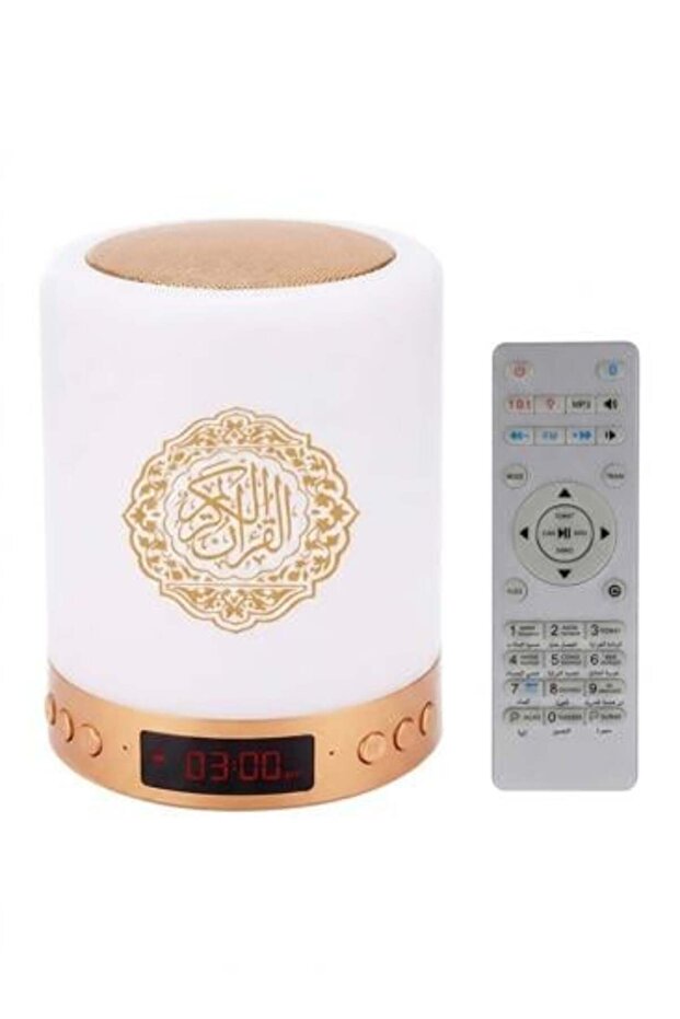 سماعة القرآن الكريم المضيئة مع ساعة رقمية وجهاز تحكم عن بعد – موديل DH-79006