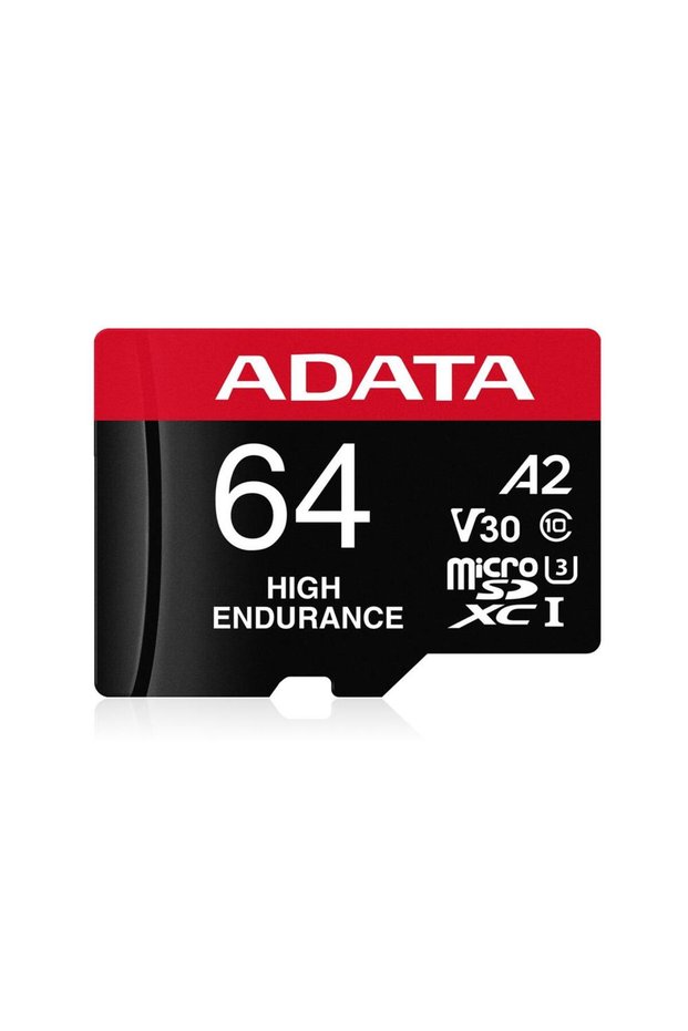 Adata 64 gb high endurance microsdxc 4k u3 v30 a2 memory card