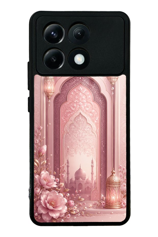 Xiaomi Poco X6 Pro Blush Palace Garden Design Glossy Phone Case