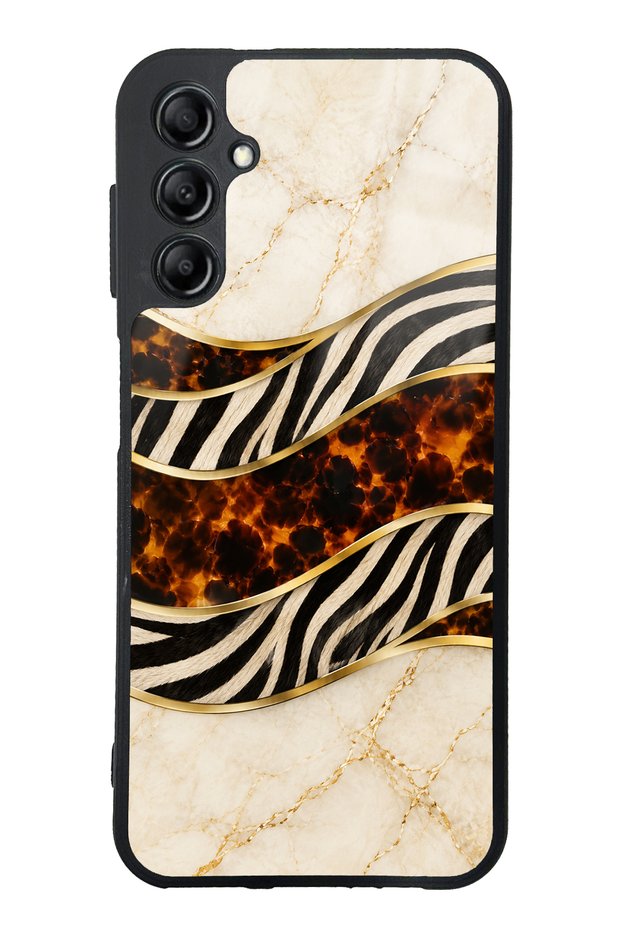 Samsung A14 Ivory Safari Design Glossy Phone Case
