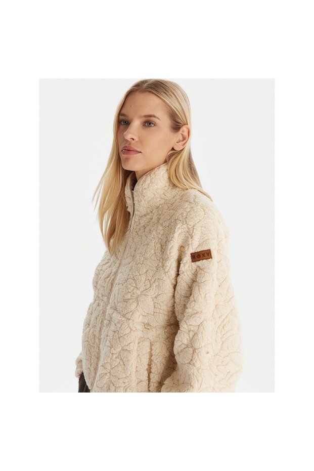 Fleece pentru femei ERJPF03212-TEC0 Crem