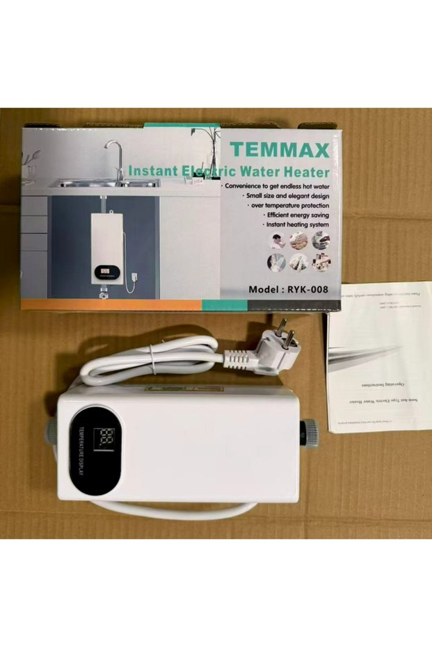 EU No Accesorries Tankless Water Heater Faucet Shower Instant Electric Tap Heating Hot Water for Kit