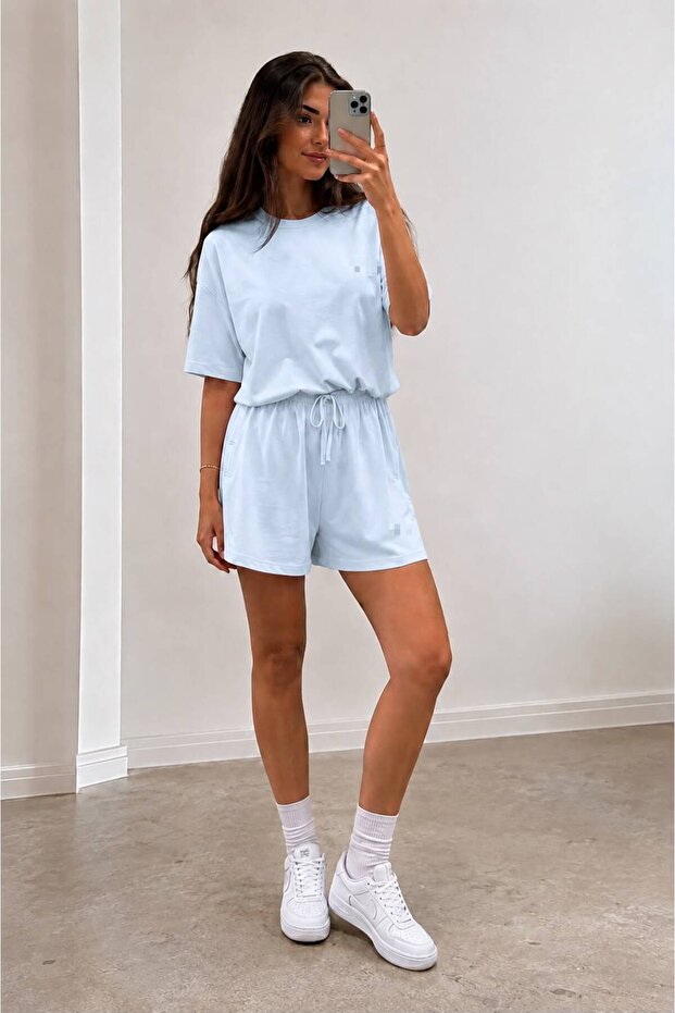 Azelia Lac Top and Shorts Set