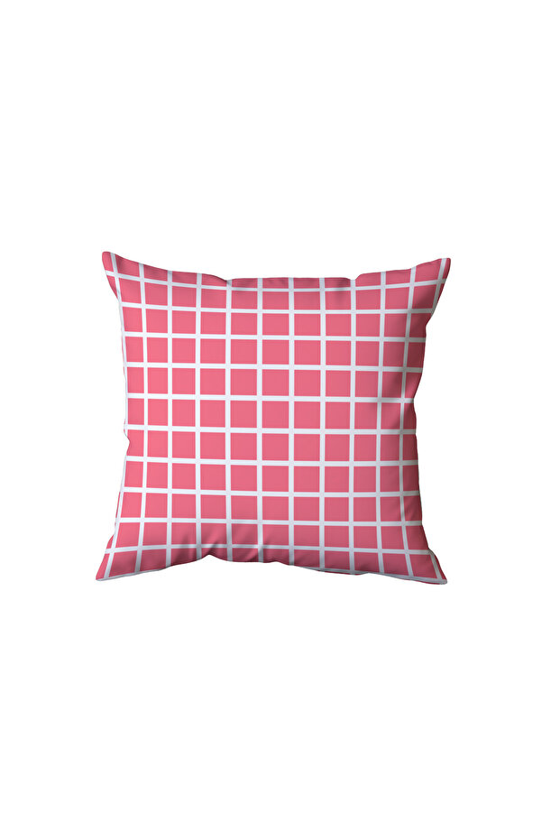 Red and White Checkered Pillow, Gift
