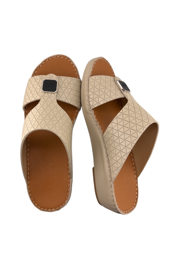 ( D-2026 ) Handmade Arabic Men's Slippers | Outdoor Arabic Sandals For Men | Full Leather