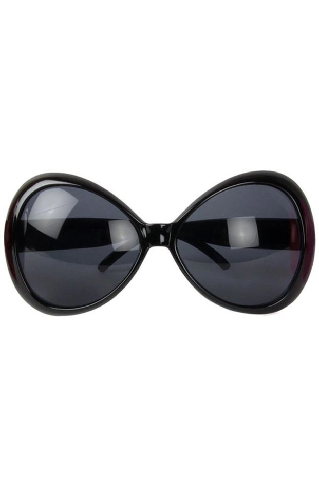 70S Green Pine Party Glasses Black Color