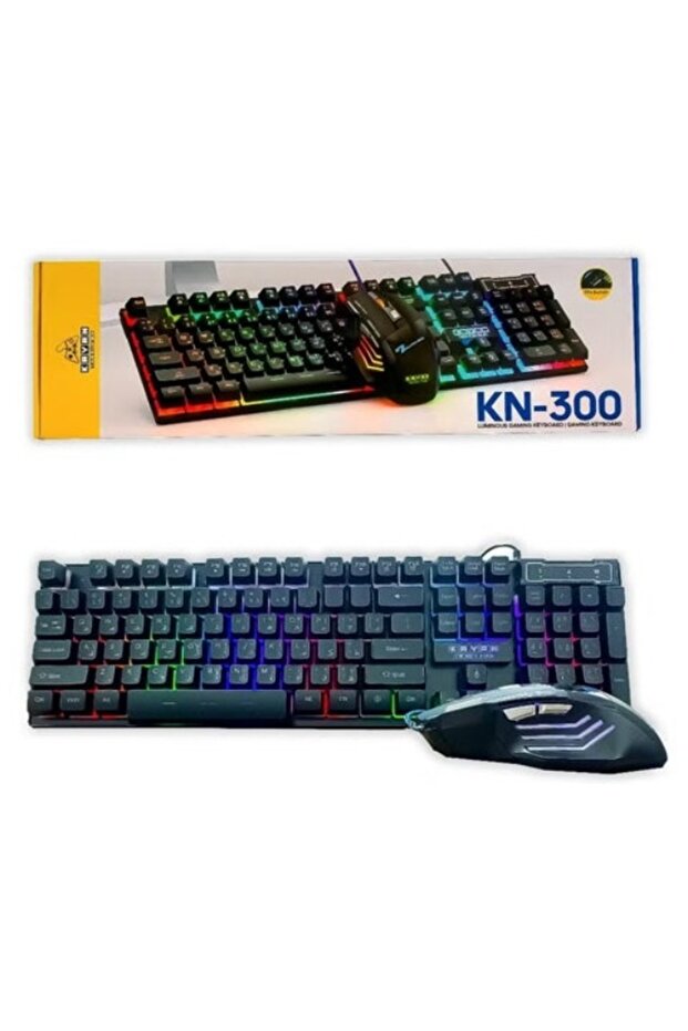 لوحة مفاتيح ألعاب مضيئة KN-300
