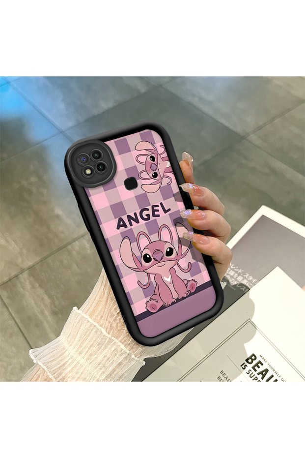 Redmi 9C/10A Compatible Black Silicone Case with Shockproof Camera Protection