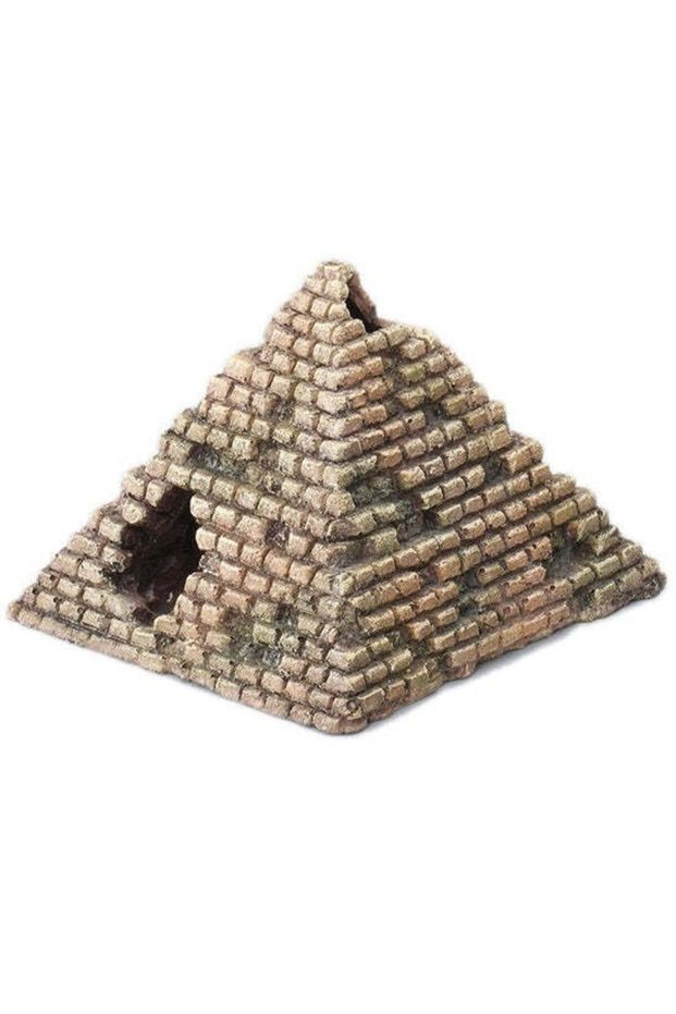 Egyptian Maidum Pyramid Aquarium Decor 12x12x9cm