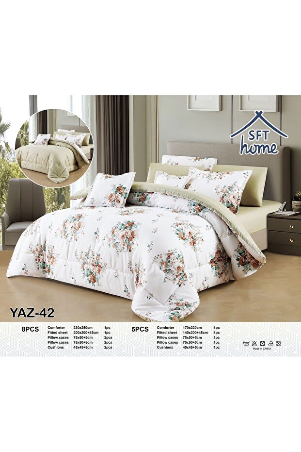 Summer Double-Sided Jacquard Bedspread, Size Nefren King.