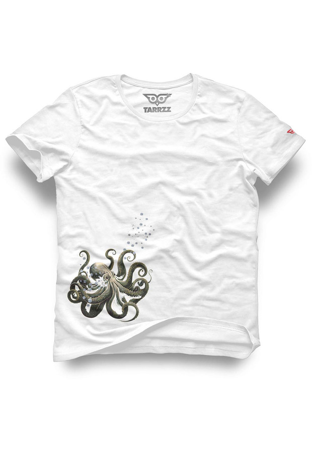 Unisex Regular Design T-Shirt - Octopus Design T-Shirt