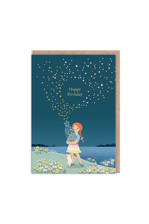 Joo Joo Paper Design A6 Postcard Star Bottle 13292