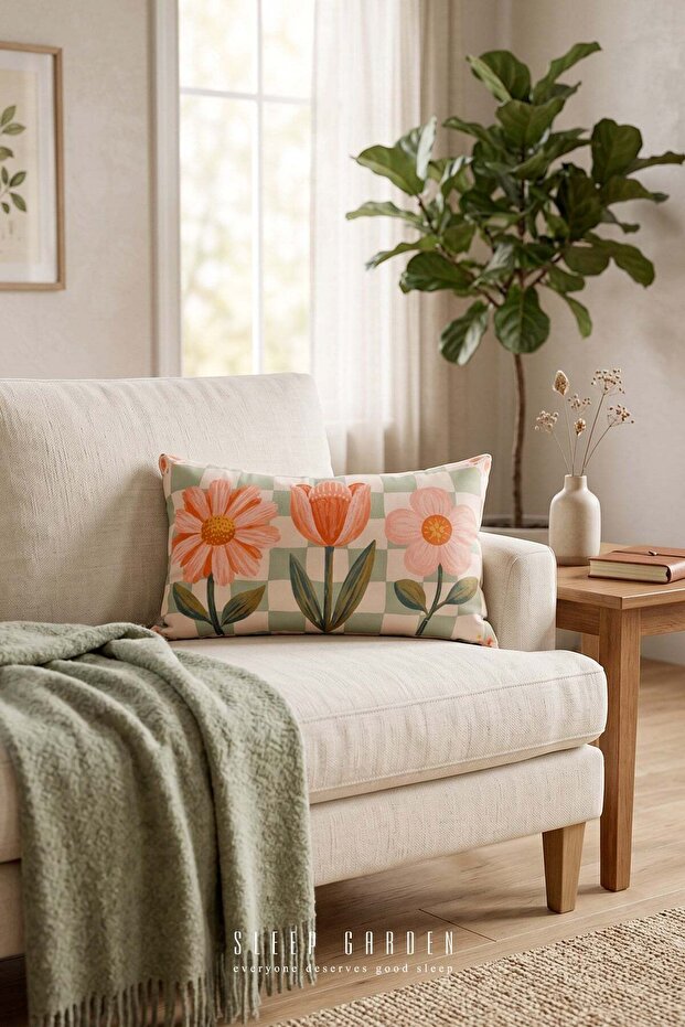 Lale&Papatya Design Decorative Throw Pillow Cover | Modern Home Decor 30X50