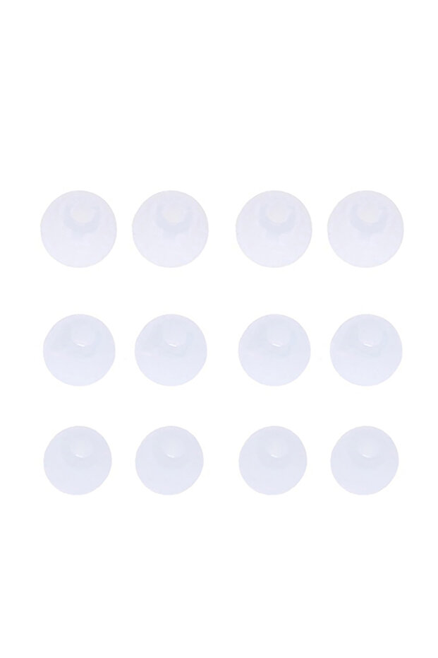 White 6 Pairs/2*(S+M+L) Silicone Earplug Ear Pads Universal In-ear Earphone Headphone Replacemen...