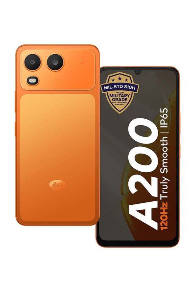 A200 ثنائي الشريحة كوميت أورانج 3+5 جيجابايت رام 64 جيجابايت 4G - نسخة الشرق الأوسط