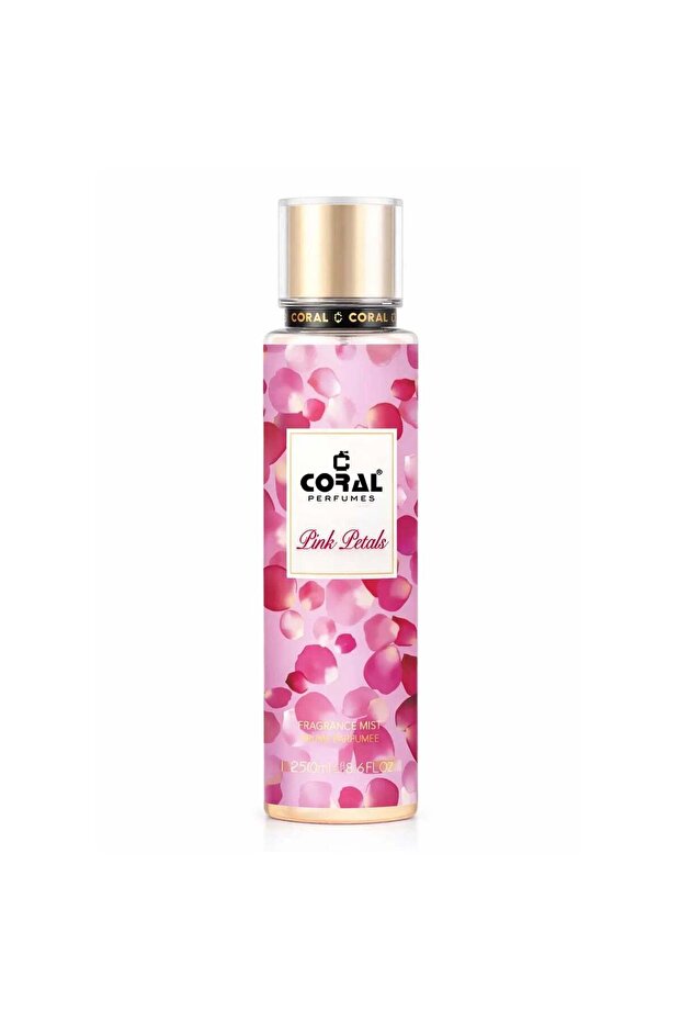 Coral Pink Petals Fragrance Mist For Women 250ml