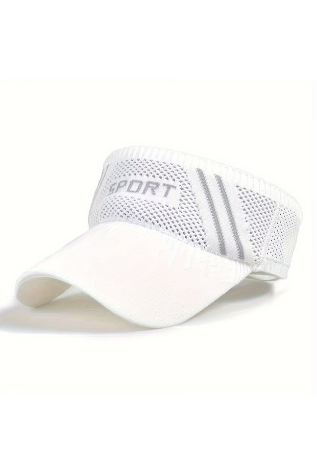 Ünise Knitwear Sports Visor Hat Breathable Wide Visor Sport Summer 5 Colors