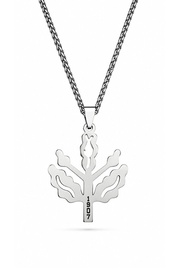 Licensed 1905 Engraved Palamut Steel Necklace Unisex