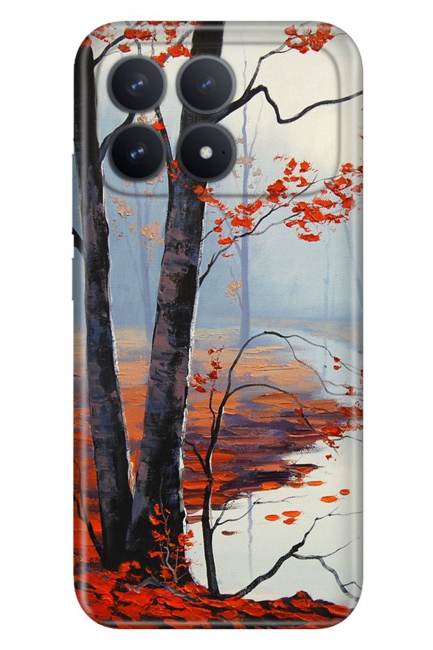 Poco F8 Pro 6.59" Case Colorful Silicone Printed Tpu Fall