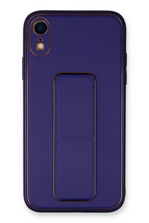 Aconcept iPhone Xr Case Coco Leather Stand Cover (213139) - Purple