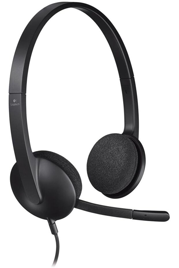 سماعات رأس سلكية من نوع Albemo H340 مع ميكروفون، صوت رقمي متعدد الاتجاهات، قابلة للطي على الجانب الأيمن