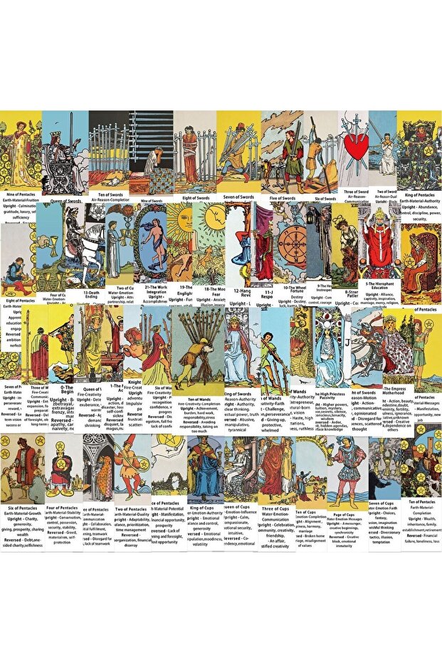 56PCS 56PCS Borderless Tarot Waterproof Graffiti Stickers for Bicycle Hand Account Pencil Case Decal