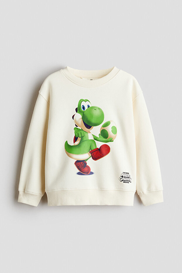 Baskı Motifli Sweatshirt