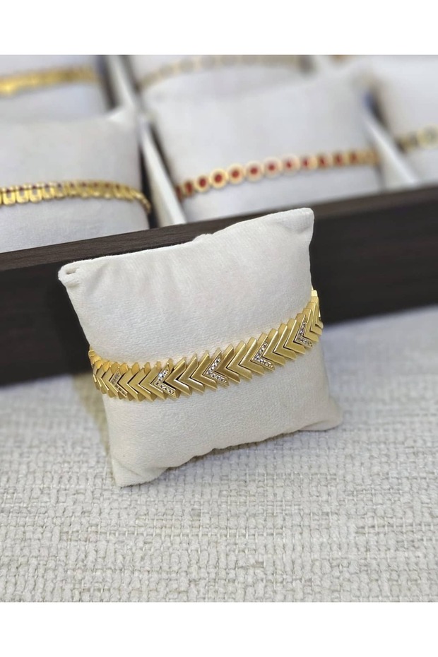 Zigzag Stone Bracelet