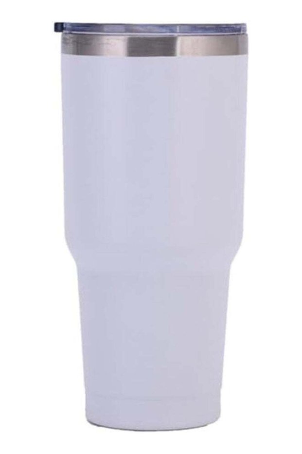 30oz Insulated Stainless Steel Coffee Tumbler with Lid – Double Wall Thermal Travel Mug, Reusable Spill-Resistant Cup for Coffee, Tea & Cold Drinks