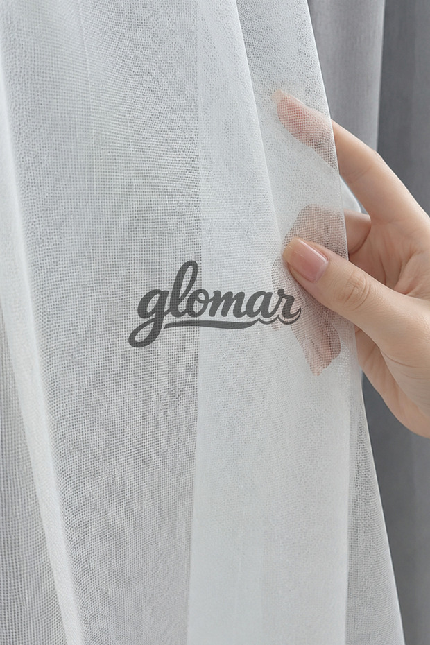 Bamboo Tulle Curtain 1/3 Dense Pleats Heavy Weight Suitable for Any Room Does Not Need Ironing Does Not Wrinkle New Season