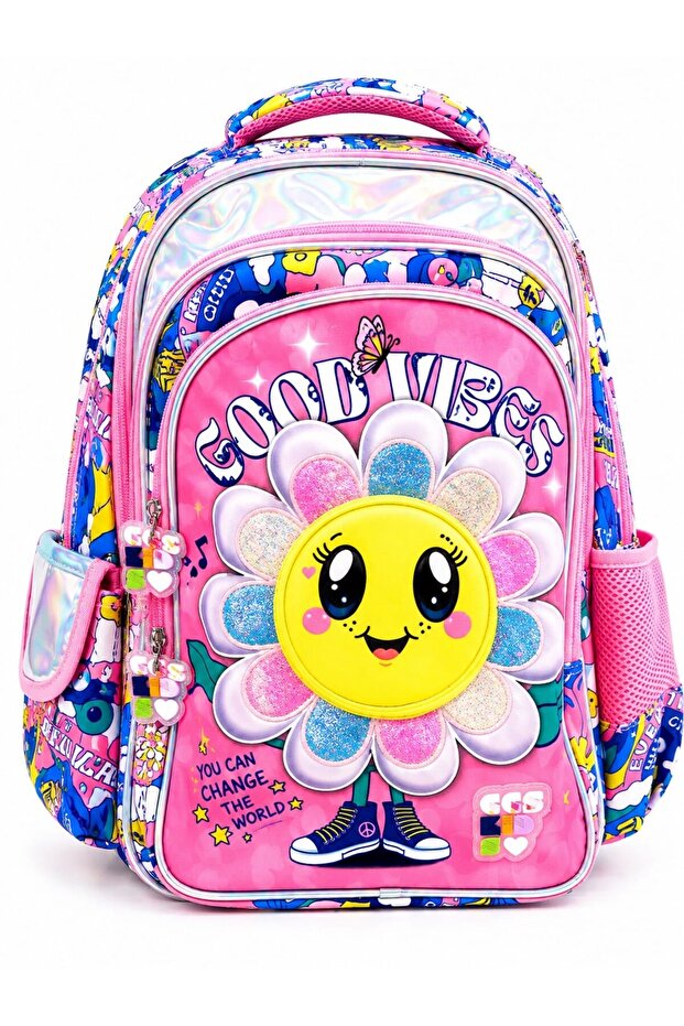 Young ççs bag sunflower - first class quality school bag with sunflower theme