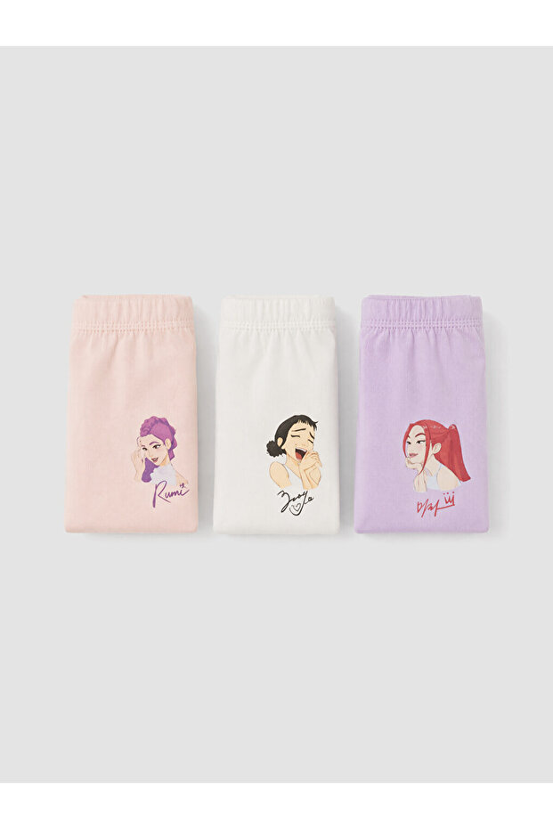 Esvab • Modern & Distinctive Girls' Printed Boxer Shorts 3-Piece Set