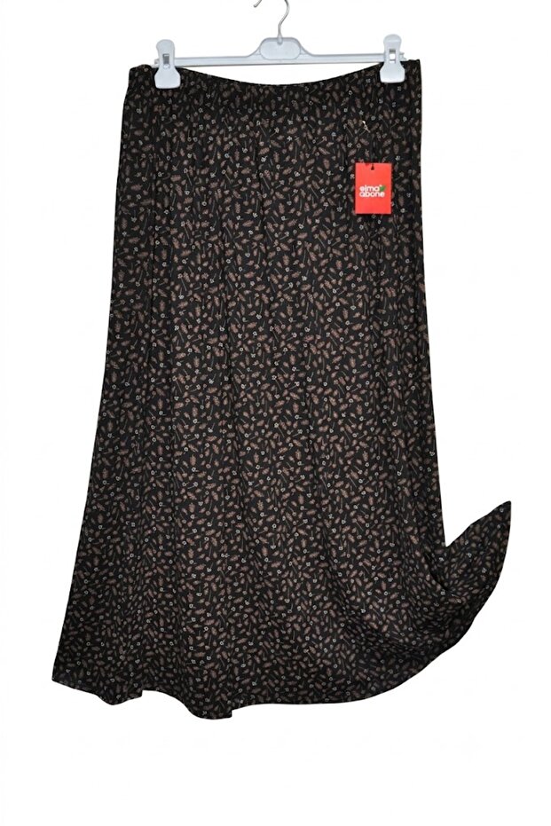 Plus Size Pigment1 Combed Cotton Elasticated Maternity Skirt