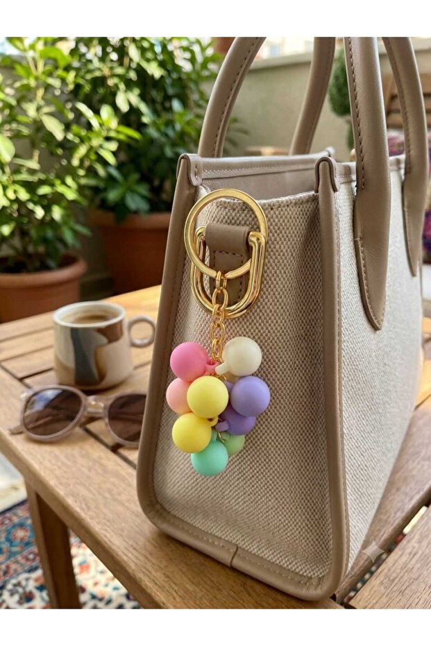 Bag Charm and Keychain "Grape Bunch"