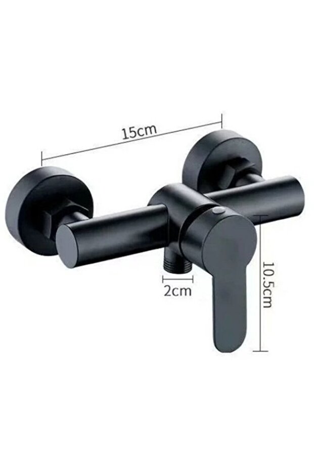 Matte Black Single-Lever Bathroom Campervan Shower Faucet
