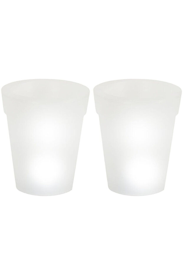 LED Solar Flower Pot Light – 19 cm High – Outdoor Decorative Lighting