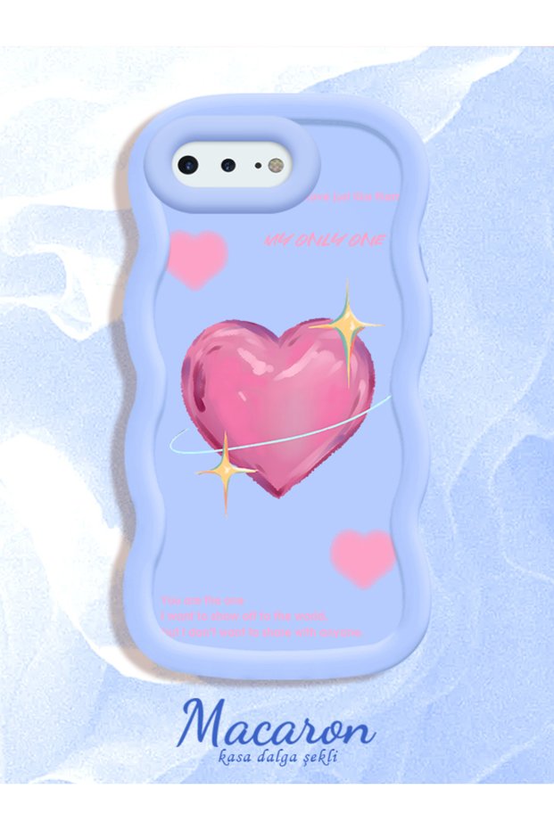 Case Compatible with iPhone 7 Plus/8 Plus Sweet Pink Hearts Motifs Three-Color Options