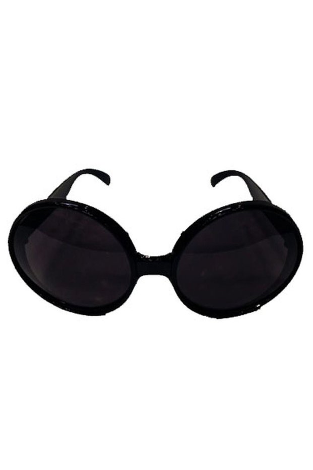 80S Black Color Nostalgia Yeşilçam Party Glasses