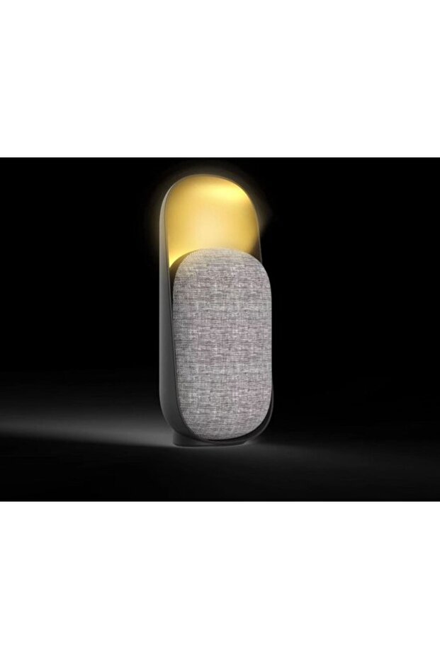 Bluetooth Speaker Night Light - 3 in 1 Night Light - USB Recharge Night Light for Bedroom Living Room - Black