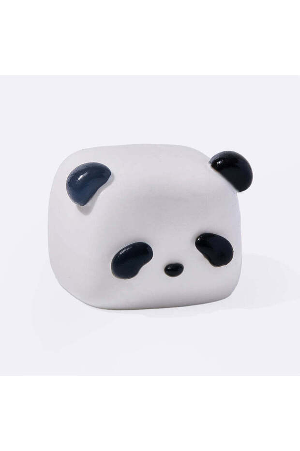 Squishy White Panda Cube