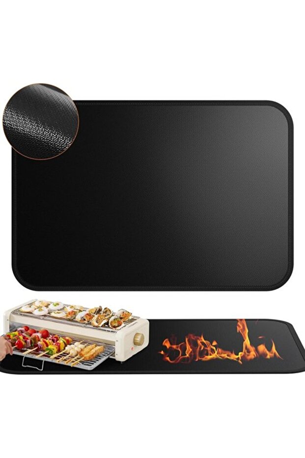 Fireproof mat - Heat-resistant fireplace mat - Fireplace - Base