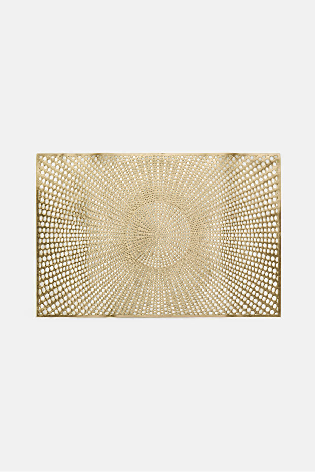 Rectangular Place Mate, Gold